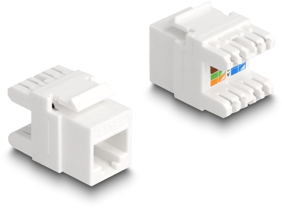 Delock Keystone Module RJ45 jack to LSA Cat.6A toolfree mini