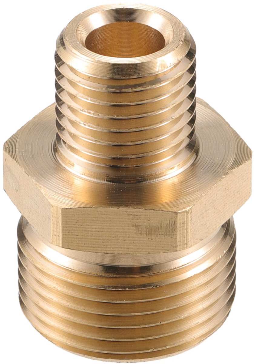 Hogedrukreiniger aansluiting M14x1.5 naar M22x1.5 - 1 stuk messing