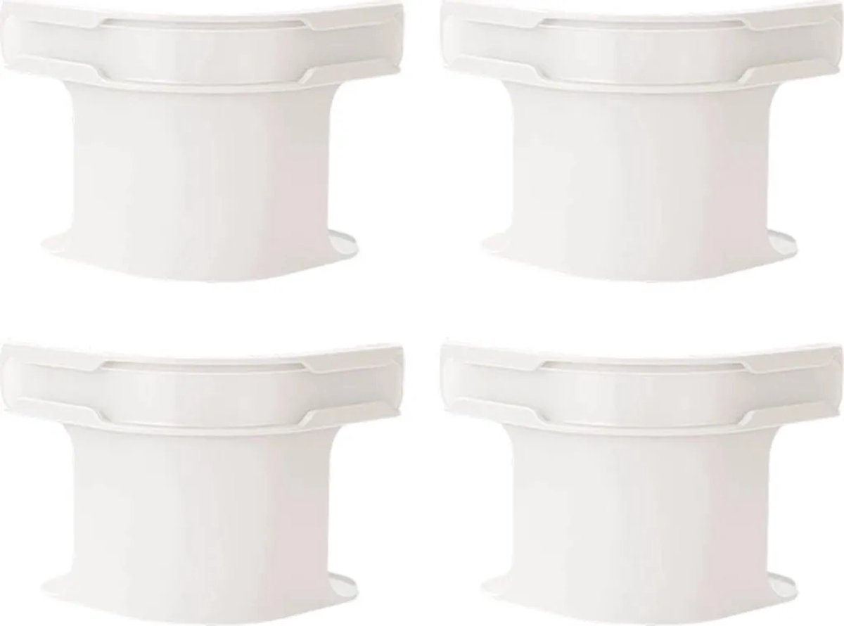 Set van 4 hoeslakenclips Geschikt voor sluitstrip en hoekclips, Geschikt voor matrasbeschermers, dekens en lakens.