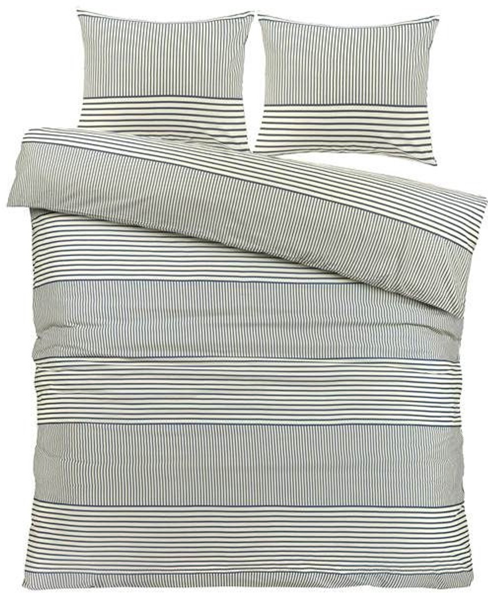 Day Dream Levi Dekbedovertrek - Tweepersoons - 200x200/220 cm - Blauw