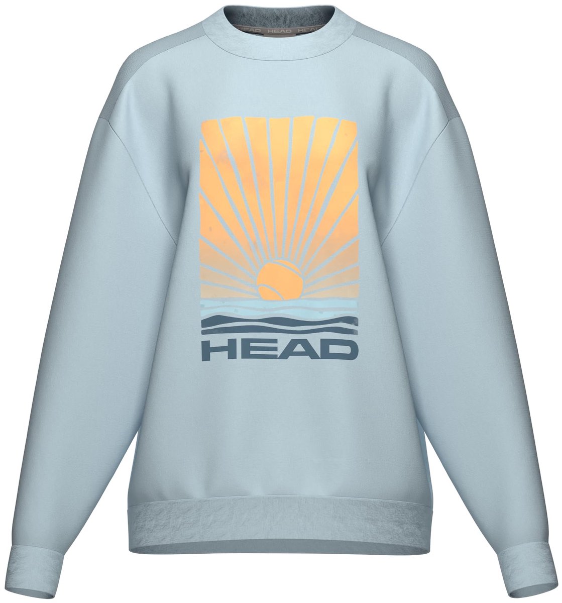 HEAD Rally Crewneck Dames Blauw