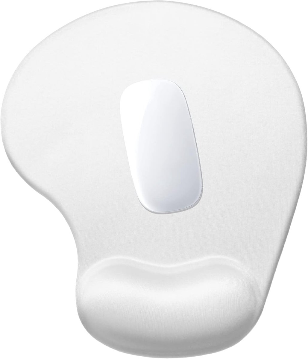 Ergonomische muismat met gel-polssteun, antisliponderkant van polyurethaan, traagschuim, schattige kantoorbenodigdheden