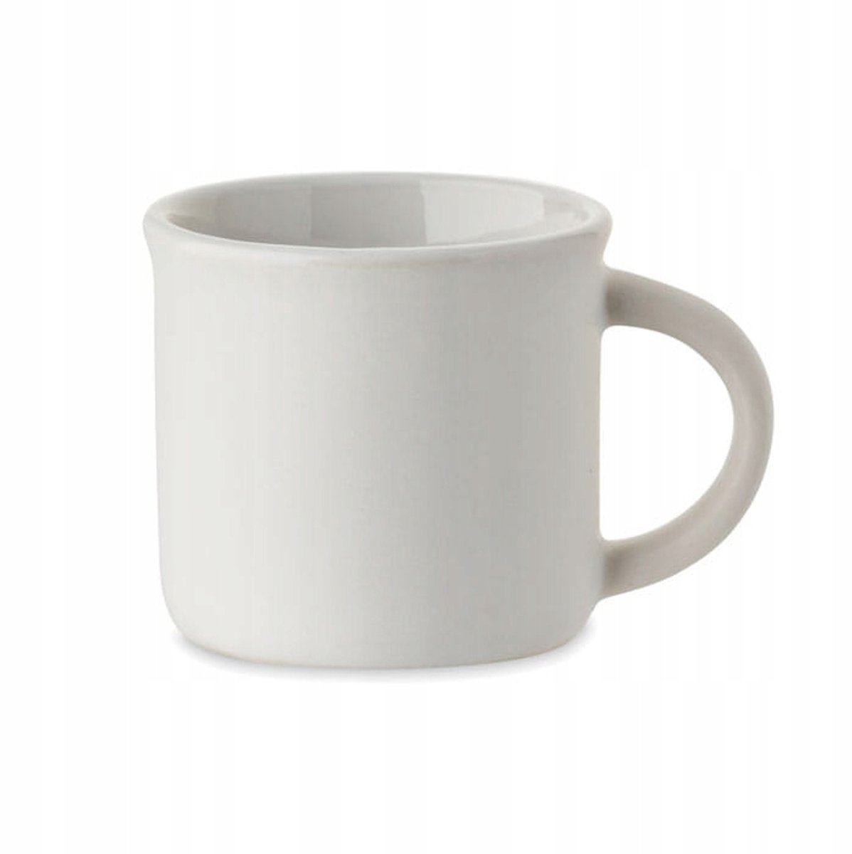 Mini Espresso Kopje Keramiek Mat Wit 40ml