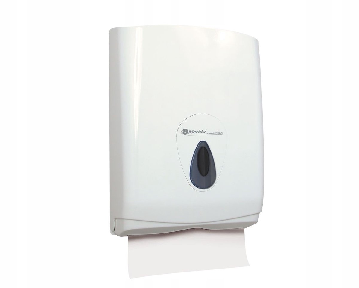 Merkloos Maxi Papierrol Dispenser voor Handdoeken - Wit