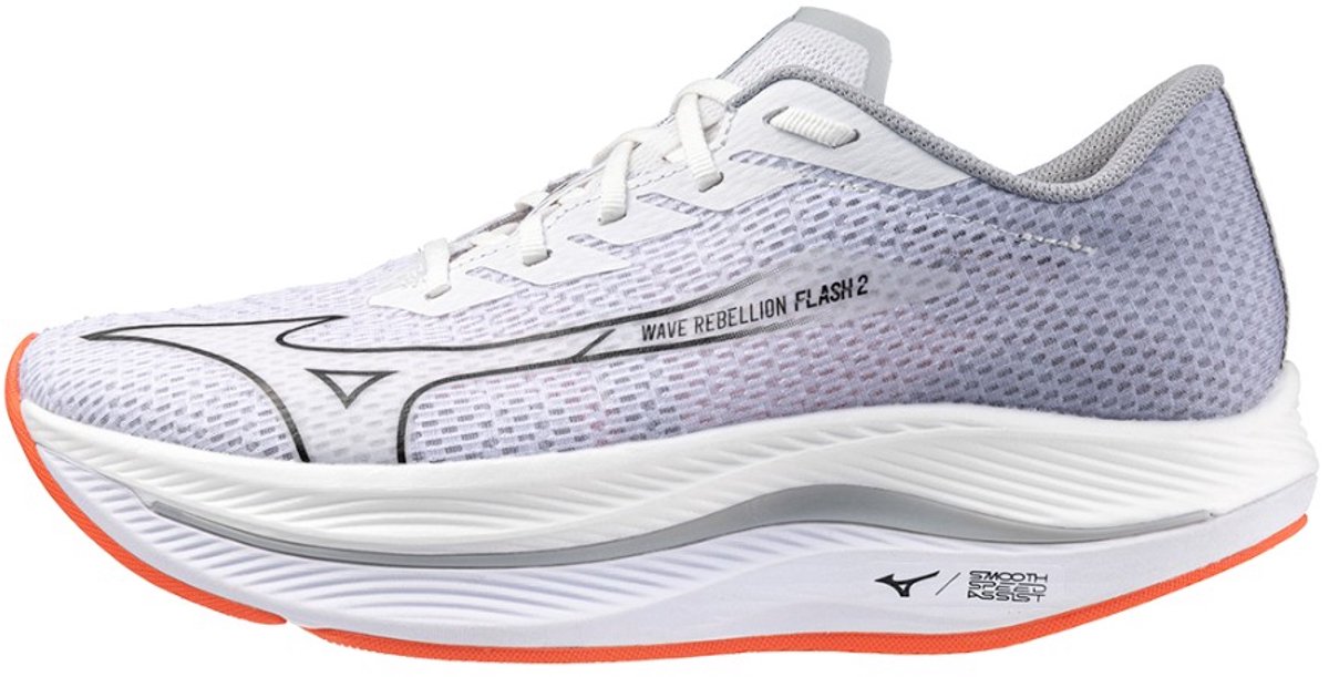 MIZUNO - MIZUNO WAVE REBELLION FLASH 2 - 45 - white/black
