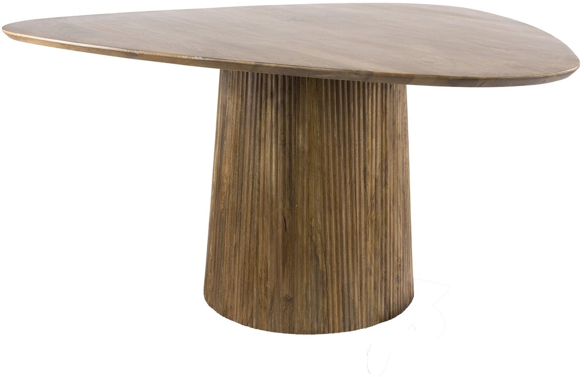 Giga Living Eettafel Wave Centro - Driehoekig Zand Hout - 150cm