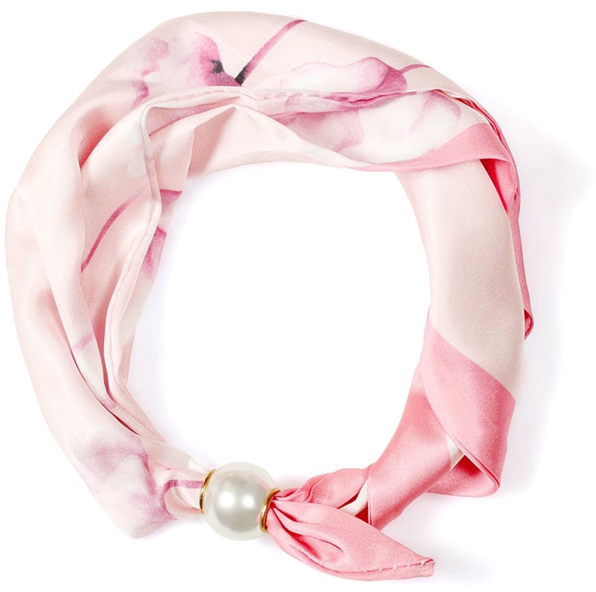 Zomersjaals met bloemenprint, casual, polyester, dagelijkse accessoires