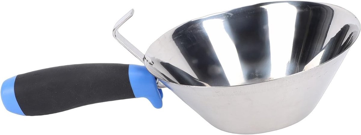 Roestvrijstalen modder schep, schraper voor pleisterwerk, ergonomische handgreep voor bouw- en landbouwtoepassingen