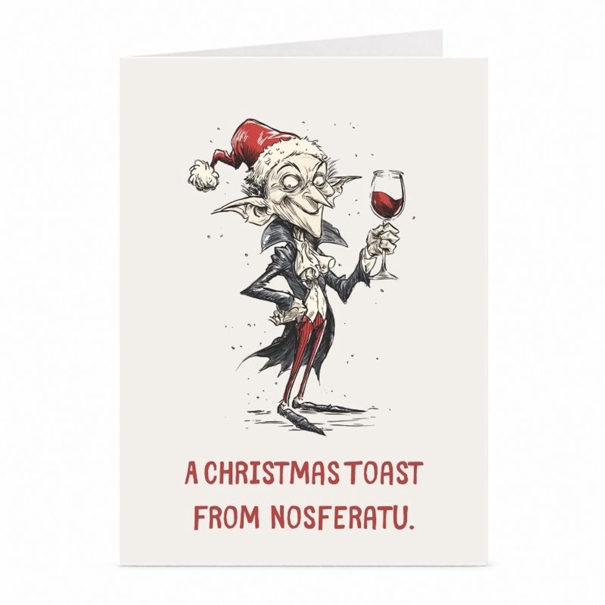 Nosferatu - Kerstkaart - JustTheCardGuy - A6 met envelop