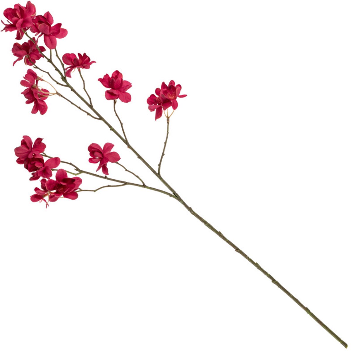 Kunstbloem kersenbloesem 82cm fuchsia