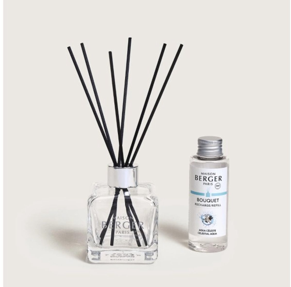 Maison Berger Parfumsticks Cube Aqua Celeste - Transparant