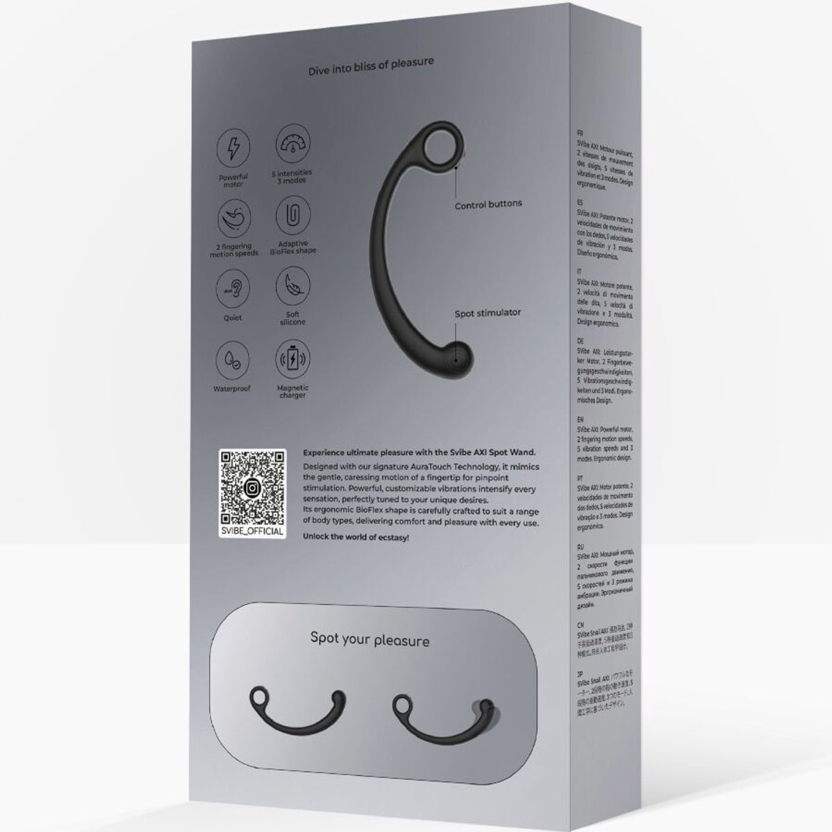 Axi Vibrerende Massage Wand — cadeau in Cadeau-ideeën - foto 6
