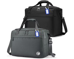 2x Ryanair Reistas 40x30x20 cm Handbagage 40x20x30 Wizz Air Transavia Sporttas 25L Waterdichte Handbagagetas voor Vliegtuigen Grote Cabinetas voor Weekend, Ziekenhuis, Sport, Camping