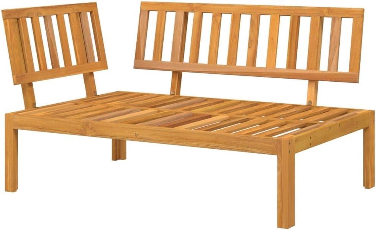 Modulaire tuinbank - Outdoor sofa - Buiten ontspannen - Massief acaciahout - 133 x 92 x 69 cm - Bruin