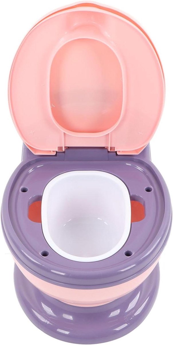Baby Toilet - Potjestraining Zindelijkheid - Kind Zelfstandig - Ergonomisch Ontwerp - 0-7 Jaar - Roze Paars