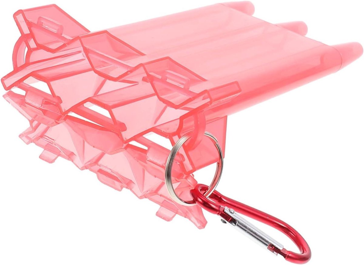 Dart Opbergkoffer - Harde Draagtas - Sport Accessoires - Lichtgewicht Ontwerp - 15.5CM - Rood