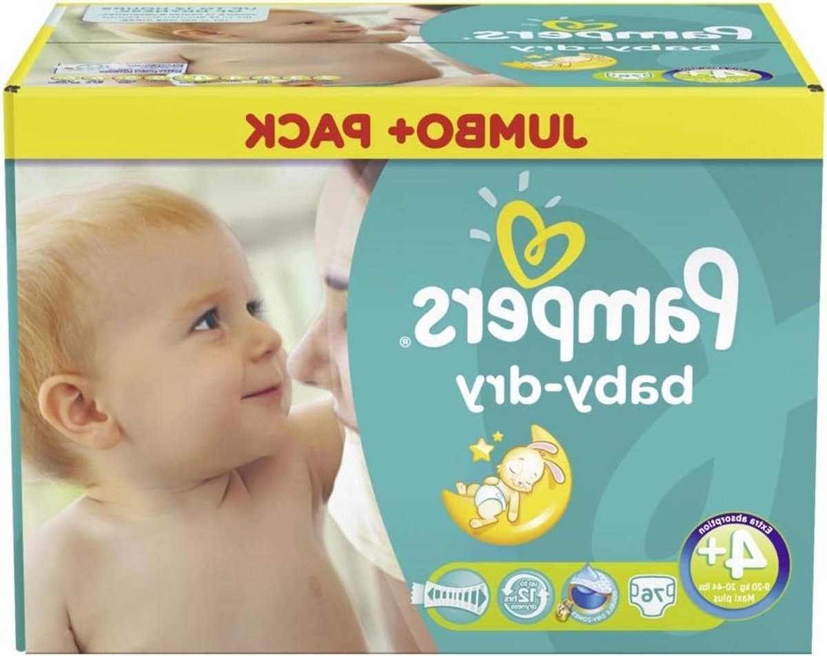 Baby luiers - Maxi Plus - Droog Blijven - Huidvriendelijk - 76 Stuks - Wit