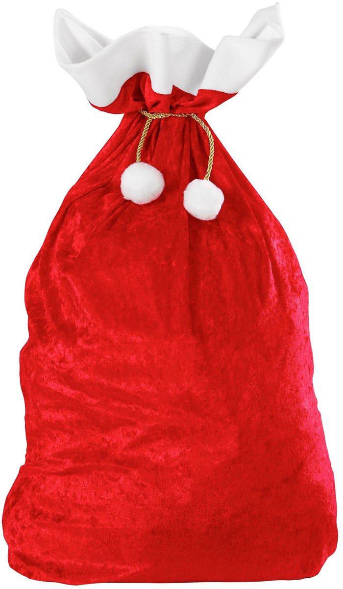 "CHRISTMAS SACK" fluweel 60 x 100 cm - ShopVlot