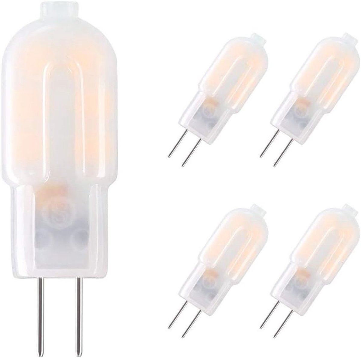 LED lampjes insteek - Melkwit - 12 mm x 37 mm - Energiezuinige lampen - Voor Binnenverlichting