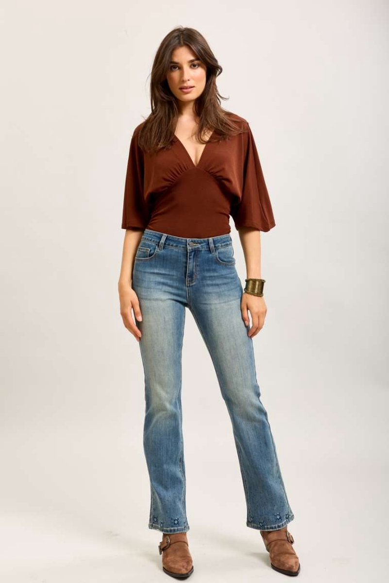Broek Toxik3 - straight fit vintage jeans