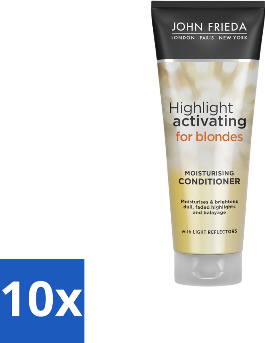 10 x John Frieda – Conditioner – Sheer Blonde – Verhelderend – 250 ml - Koffiezetapparaat