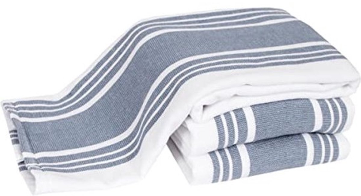 Omkeerbare schotelhanddoeken set van 3 - 100% absorberend katoen