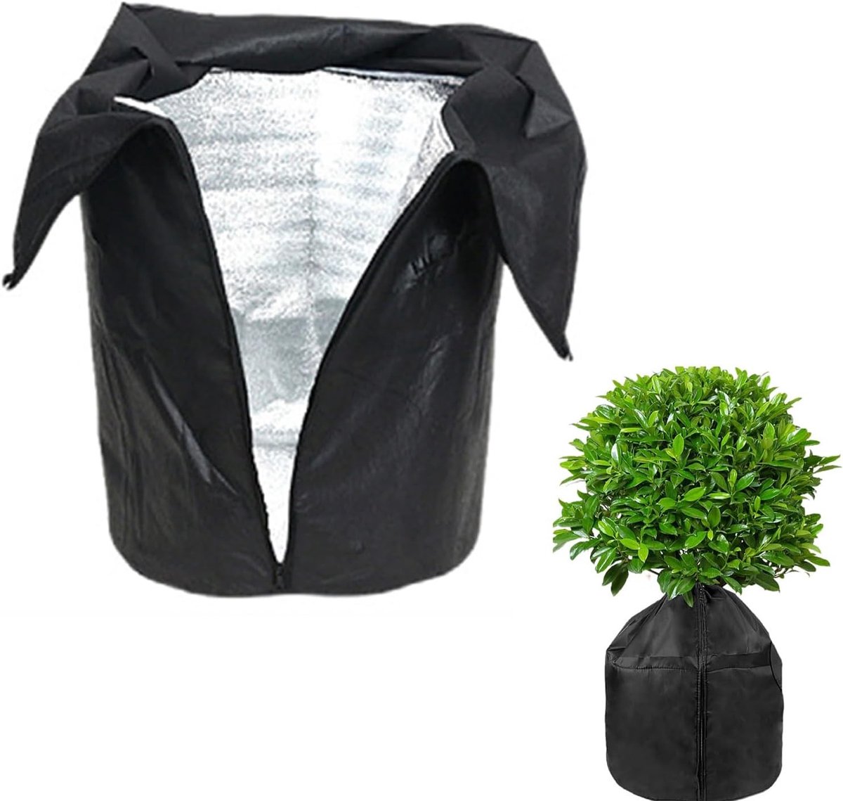 Winterbescherming voor Potplanten, Isolerende Beschermtas voor Planten, Vorstbescherming en Warmtebescherming, 50 × 45 cm