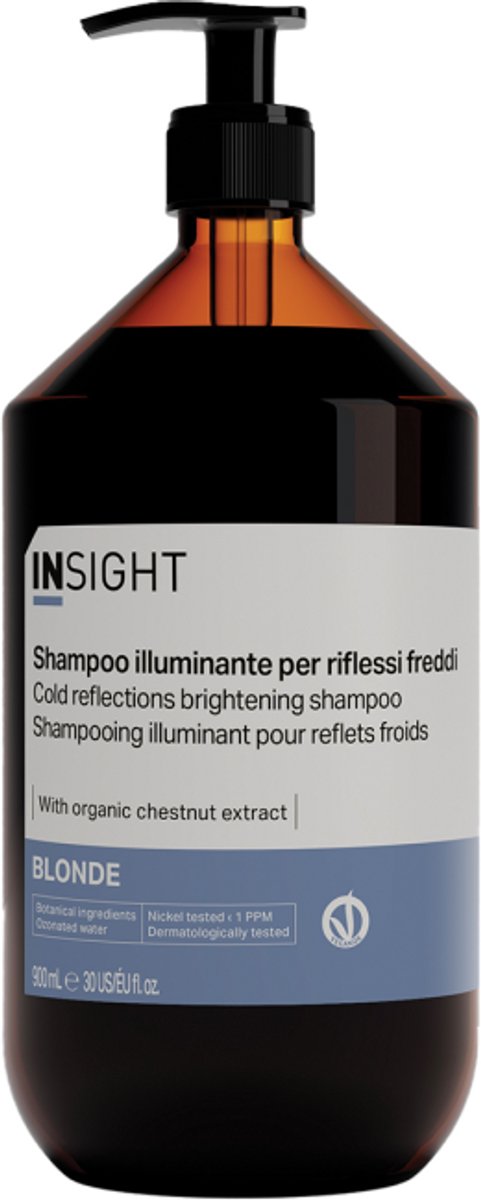 IBL210 INSIGHT BLONDE cold reflection shampoo 900ml