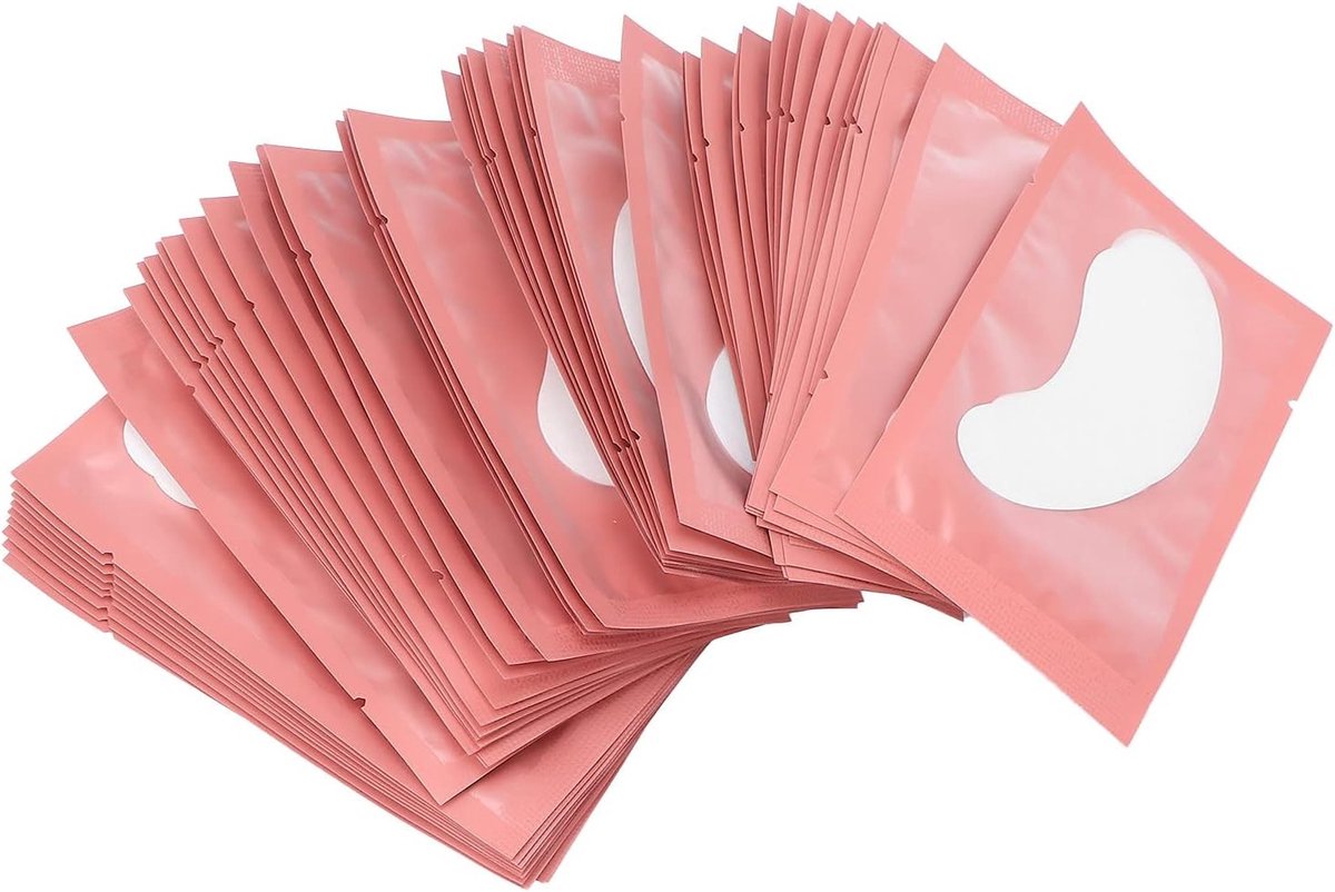 100 Paar Wegwerp Oogschaduw Patches voor Wimperextensions, Ideaal voor Wimperlifting en Make-up Verzorging