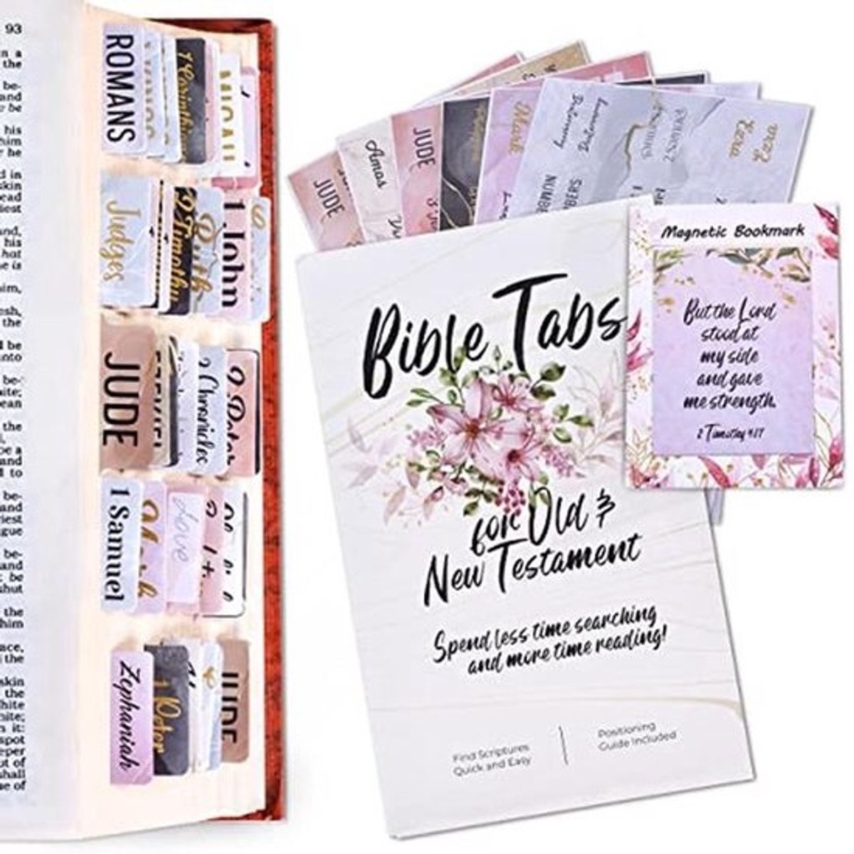 Gelamineerde Bijbel Tabs Goud - 90 Stuks Tabbladen voor Studie en Journaling voor Vrouwen