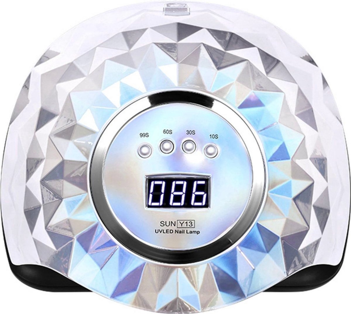 Nageldroger-248W LED-nagellamp-met 60 lampkralen-UV-licht voor nagels Gel Polish Snellere uithardingslamp-Automatische sensor-Thuis salon-voor vingernagel en teennagel-4 Timer