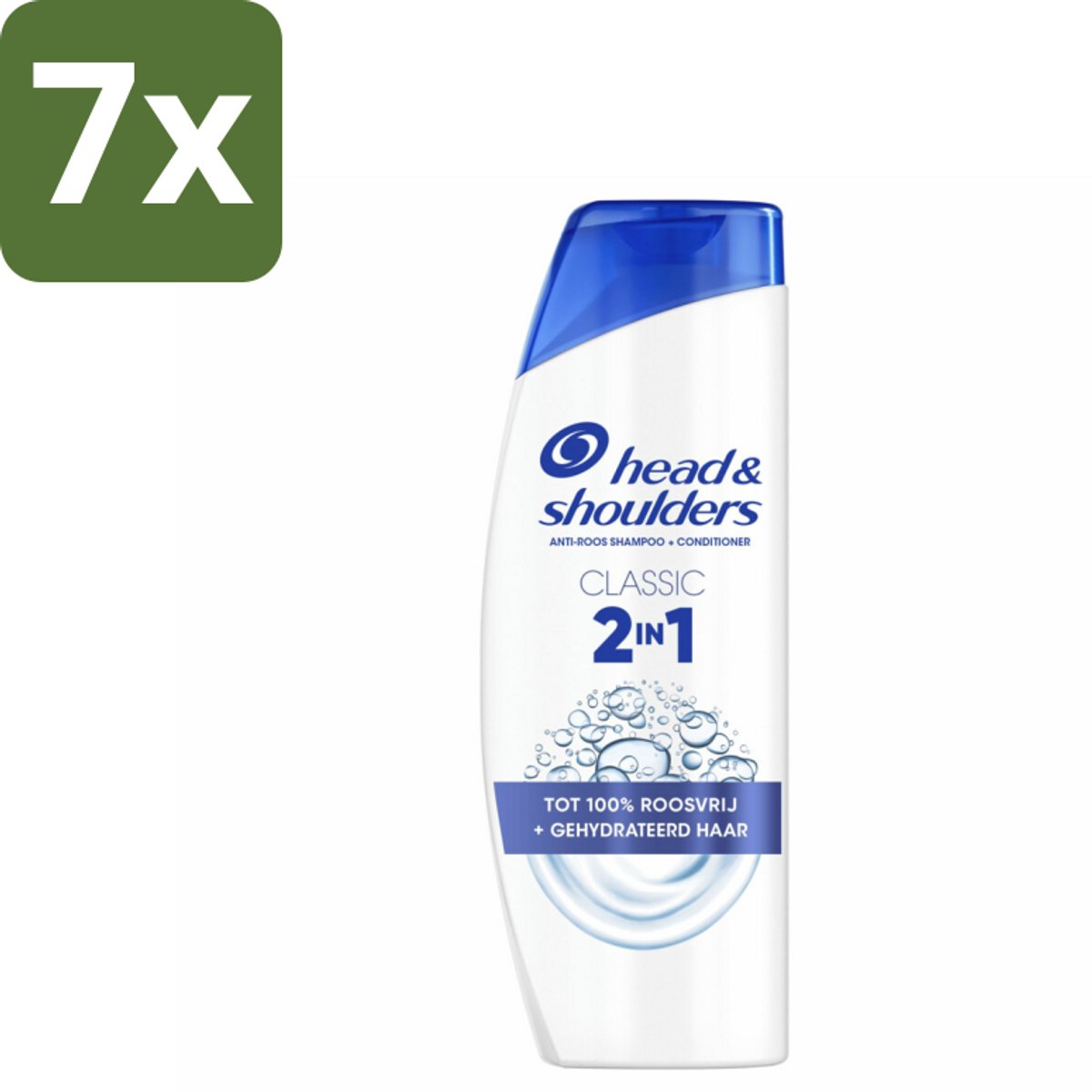 Head & Shoulders – 2-in-1 – Classic – 300 ml - Bulkverpakking - 7 stuks