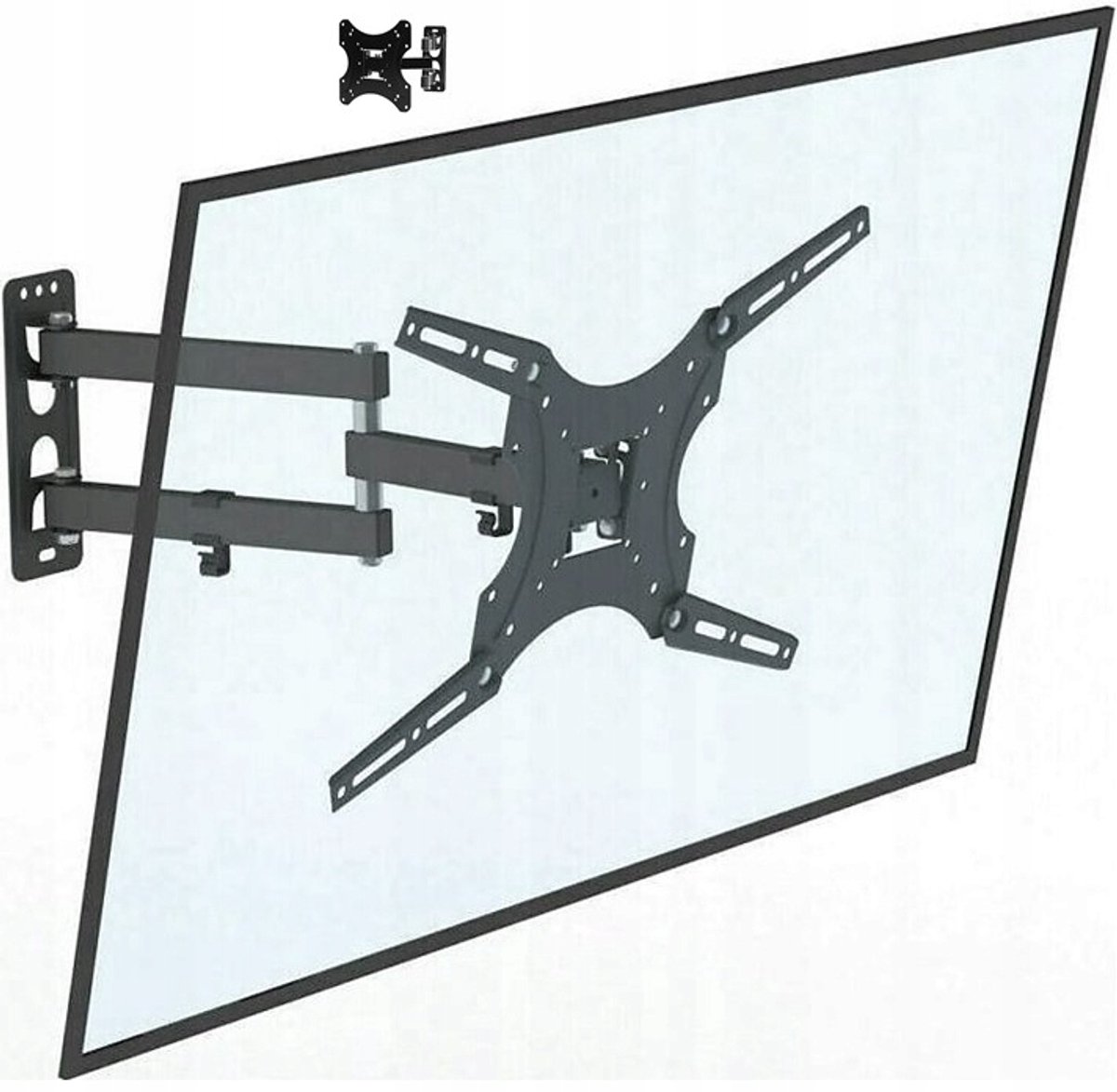 Verstelbare TV-muurbeugel JVC LT-32V250 - Sterk & Flexibel