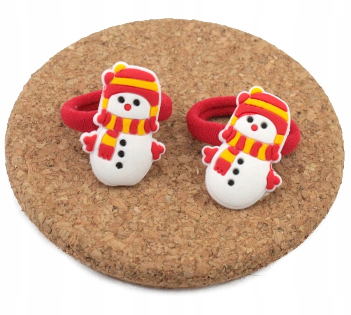 Kerst Haarbandjes met Sneeuwpoppen - 2 Stuks