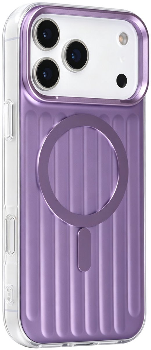 TUNIQ Backcover hoesje voor Apple iPhone 17 Pro Max - luggage IMD MagSafe - Paars