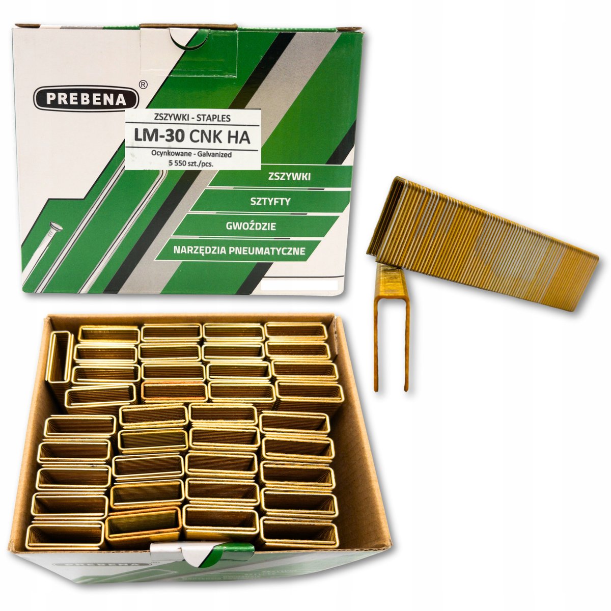 Prebena Lijm- en Tackersnieten 14 / LM 30mm 5550 stuks