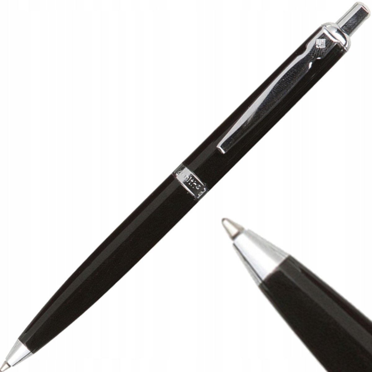 Zenith 60 Classic Metal Zwarte Vulpen - Klassiek Design, Stalen Body
