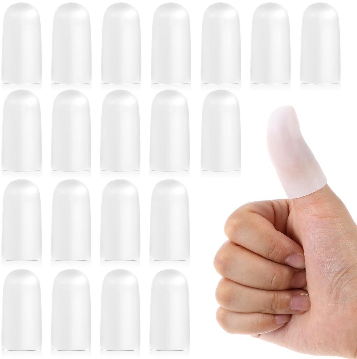 Veilige Silicone Vingerbeschermers voor Bescherming van de Vingertoppen - Waterdicht en Duurzaam