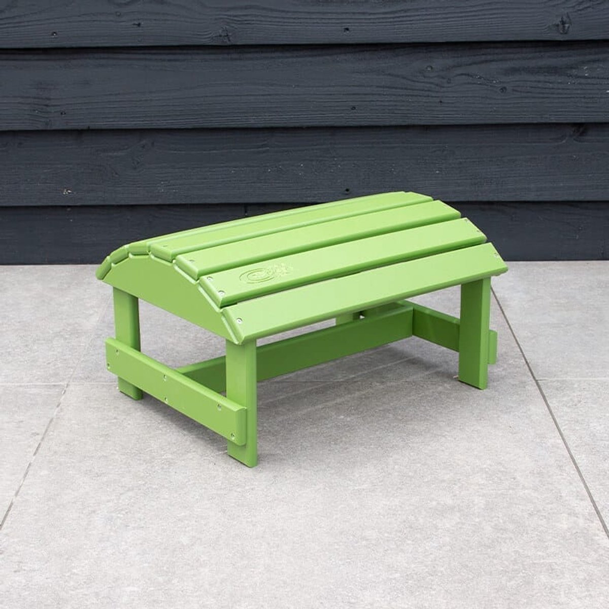 Originele Adirondack Voetenbank | Kunststof | Limoen Groen | Foot-Stool | Binnen 2-5 werkdagen geleverd | 10 jaar garantie | Canada Comfy Chair