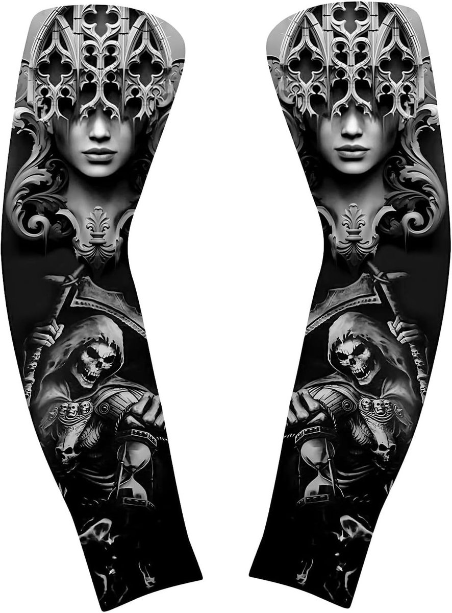 Ademend Arm Sleeve voor Mannen en Vrouwen, Geschikt voor Sport en E-Sports, Ideaal voor Zomer en Winter, Grijs, Maat L