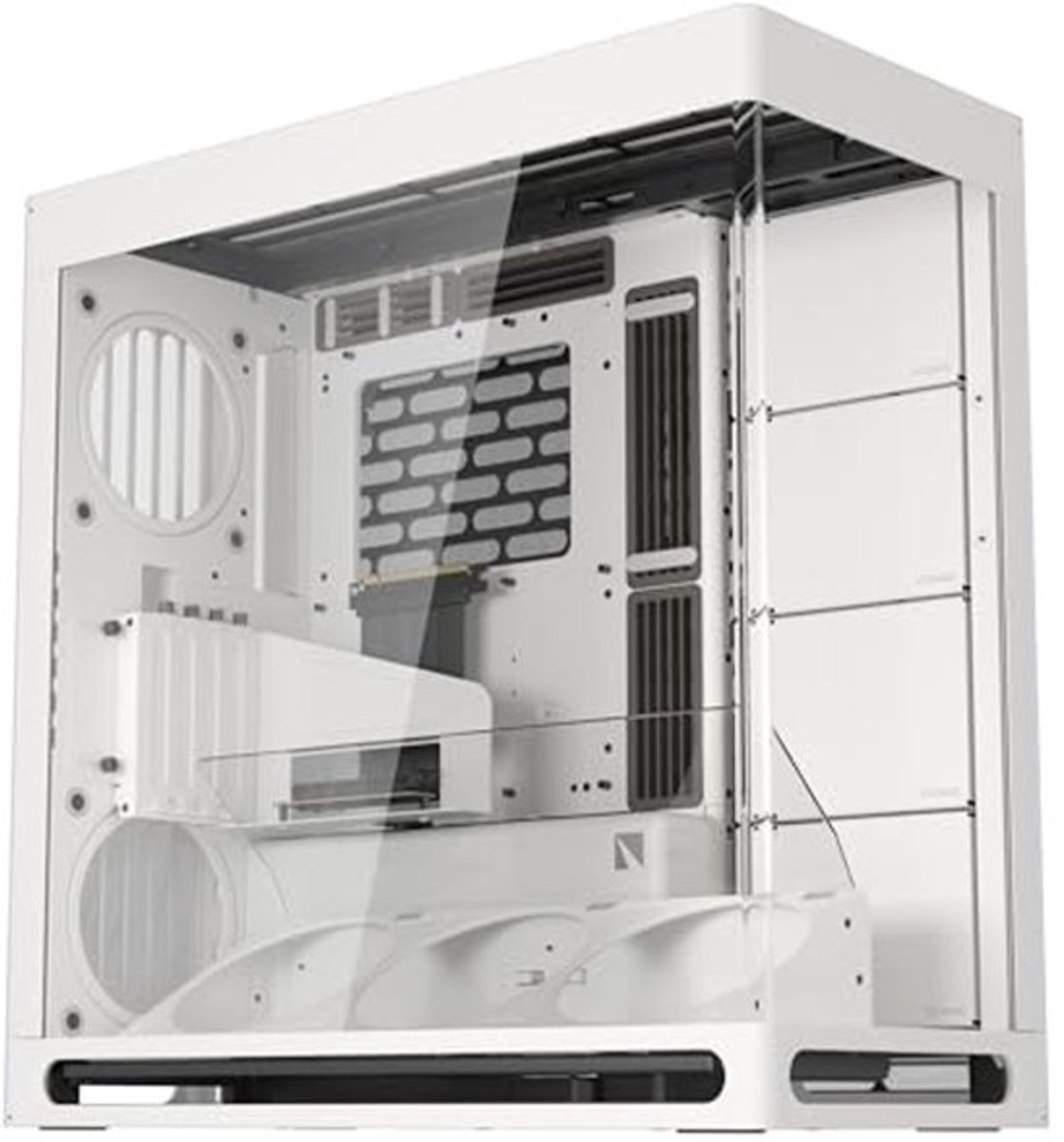 Dual-Chamber ATX Mid Tower pc-behuizing met PCIe 5.0 en Gehard Glas