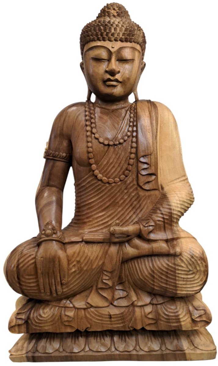 Elzusha - Boeddha Sculptuur van Suarhout - Uniek 100 cm