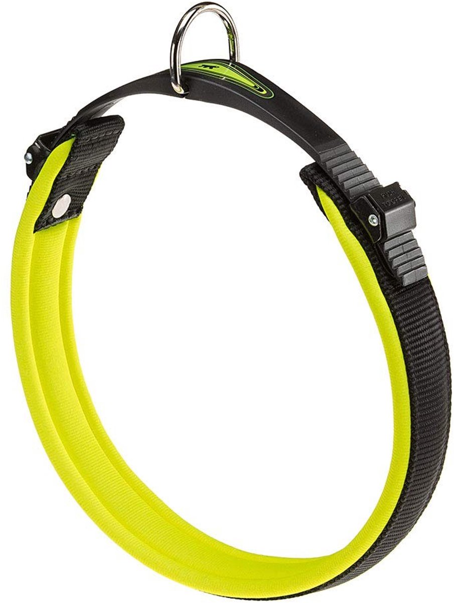 Elzusha - Hondenhalsband ErgoFluo C25 51 Geel