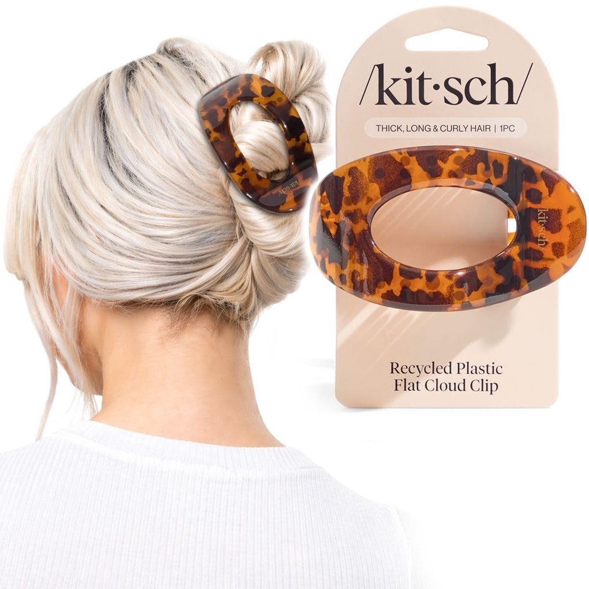 Elzusha - Grote Plakclip voor Vrouwen - Modieuze Haarclip met Sterke Grip