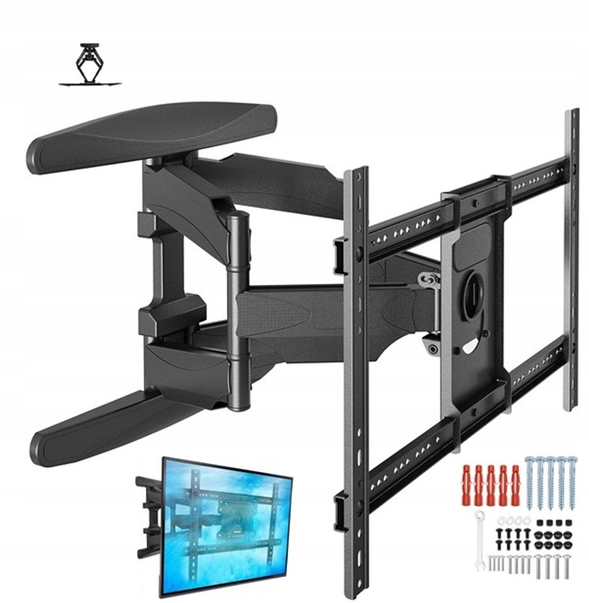 Draaibare TV Muurbeugel voor 55-inch Televisies - Merkloos