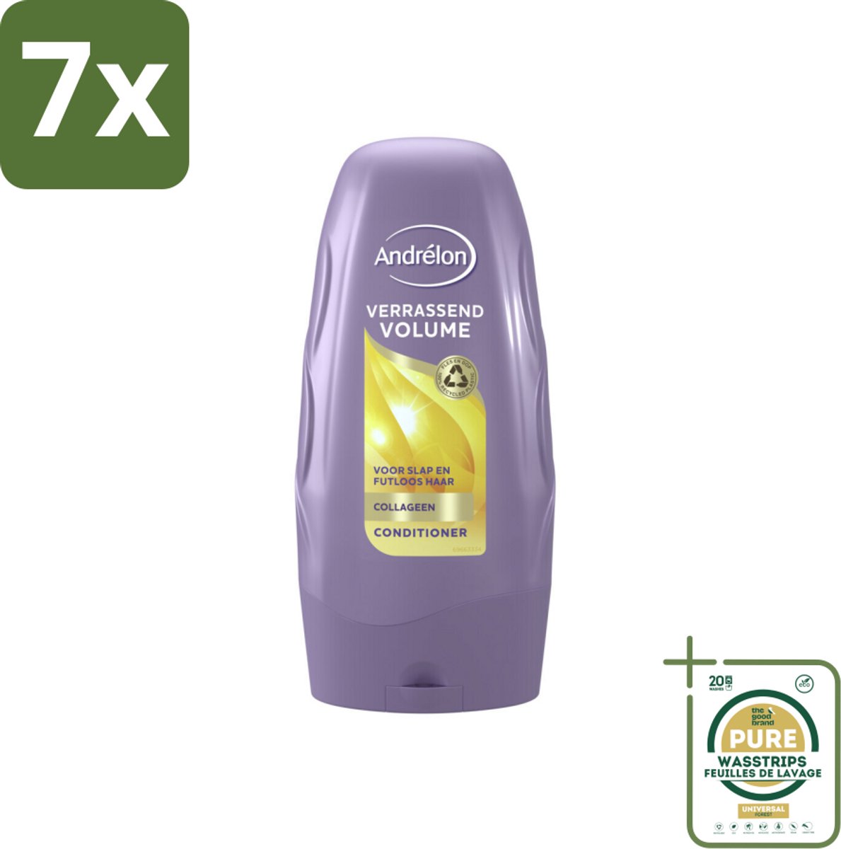 7 x Andrélon Conditioner Verrassend Volume 250 ml - Grootverpakking - Volume - Haarkleur - Haartype - Haartoevoeging - Haartoevoeging