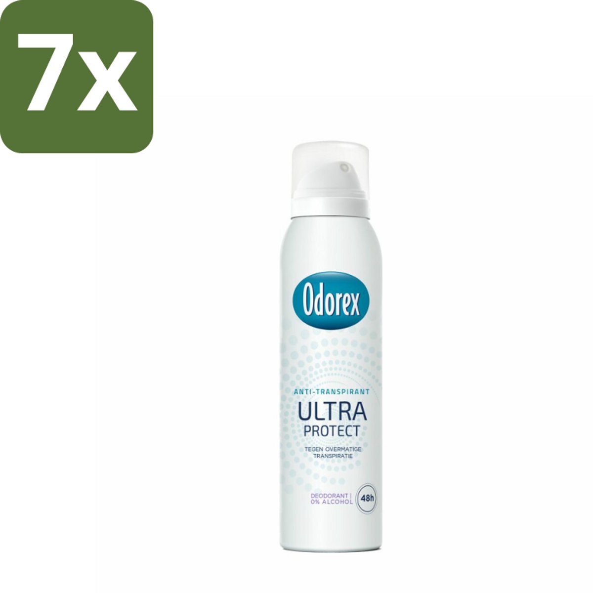 7 x Odorex - Deodorant Spray - Ultra Protect - Extra Krachtig - 150 ml - Anti-transpirant Spray - Zweetvermindering - Geurvermindering - Huidvriendelijk - 48 Uur Bescherming