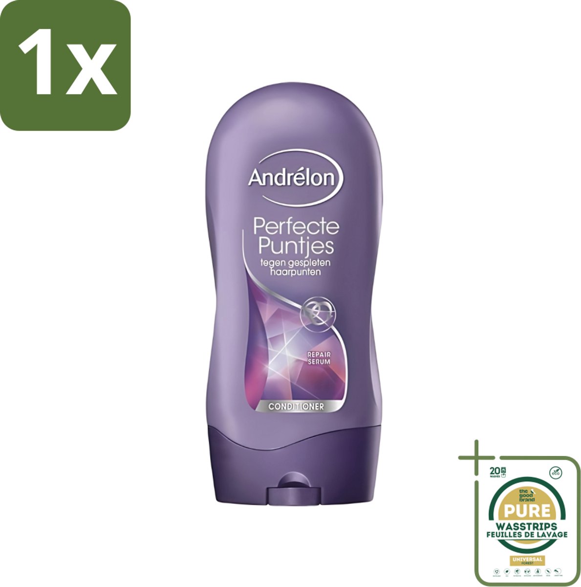 1 x Andrélon - Perfecte Puntjes - Conditioner - Tegen Gespleten Haarpunten - 300 ml- Gespleten Haarpunten - Haarverzorging - Haarversterking - Haarbescherming - Haarkracht
