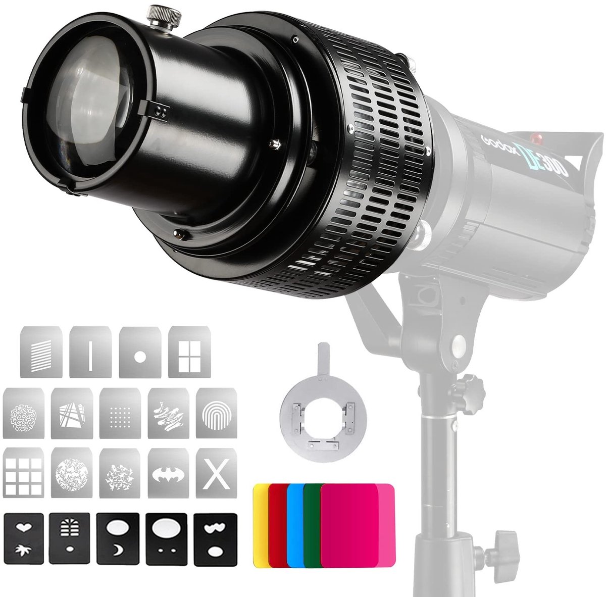 Solidchoice - Optische Snoot met Bowens Houder voor Fotografie