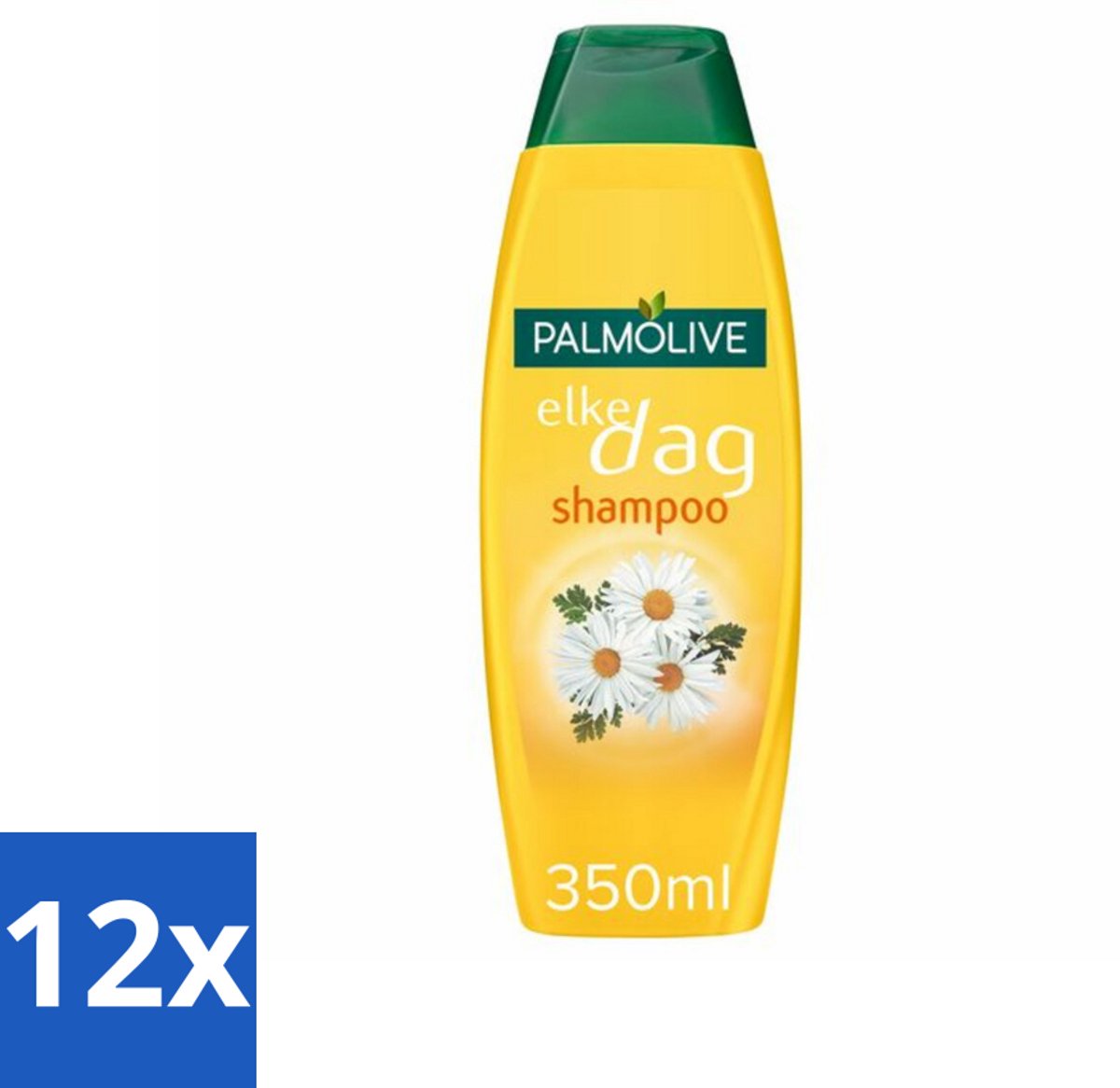 12 x Palmolive Shampoo Elke Dag 350 ml - Shampoo Dagelijks Gebruik - Kamille Extract - Natuurlijke Shampoo - PH-huidneutraal - Verzorgend Haar